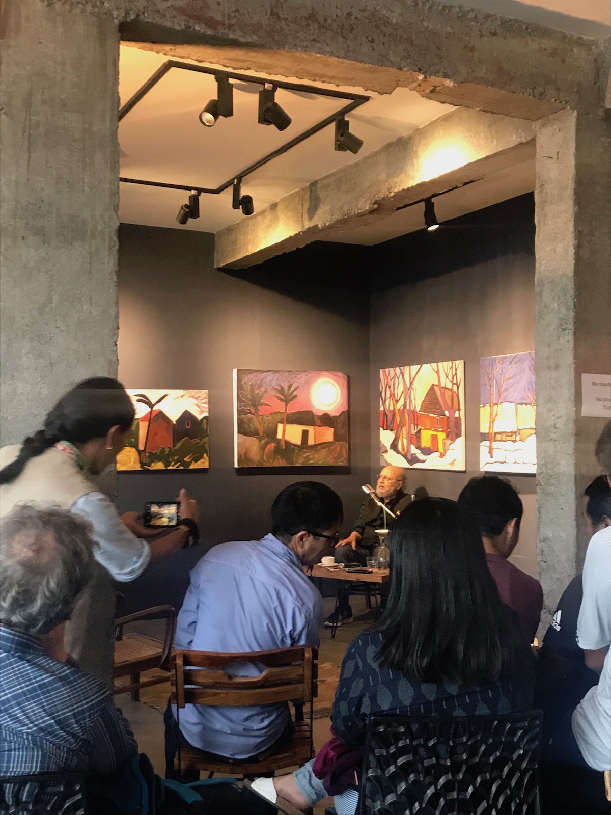 Prof. Ashis Nandy at The Other Space, Dharamshala. Sept 11, 2019