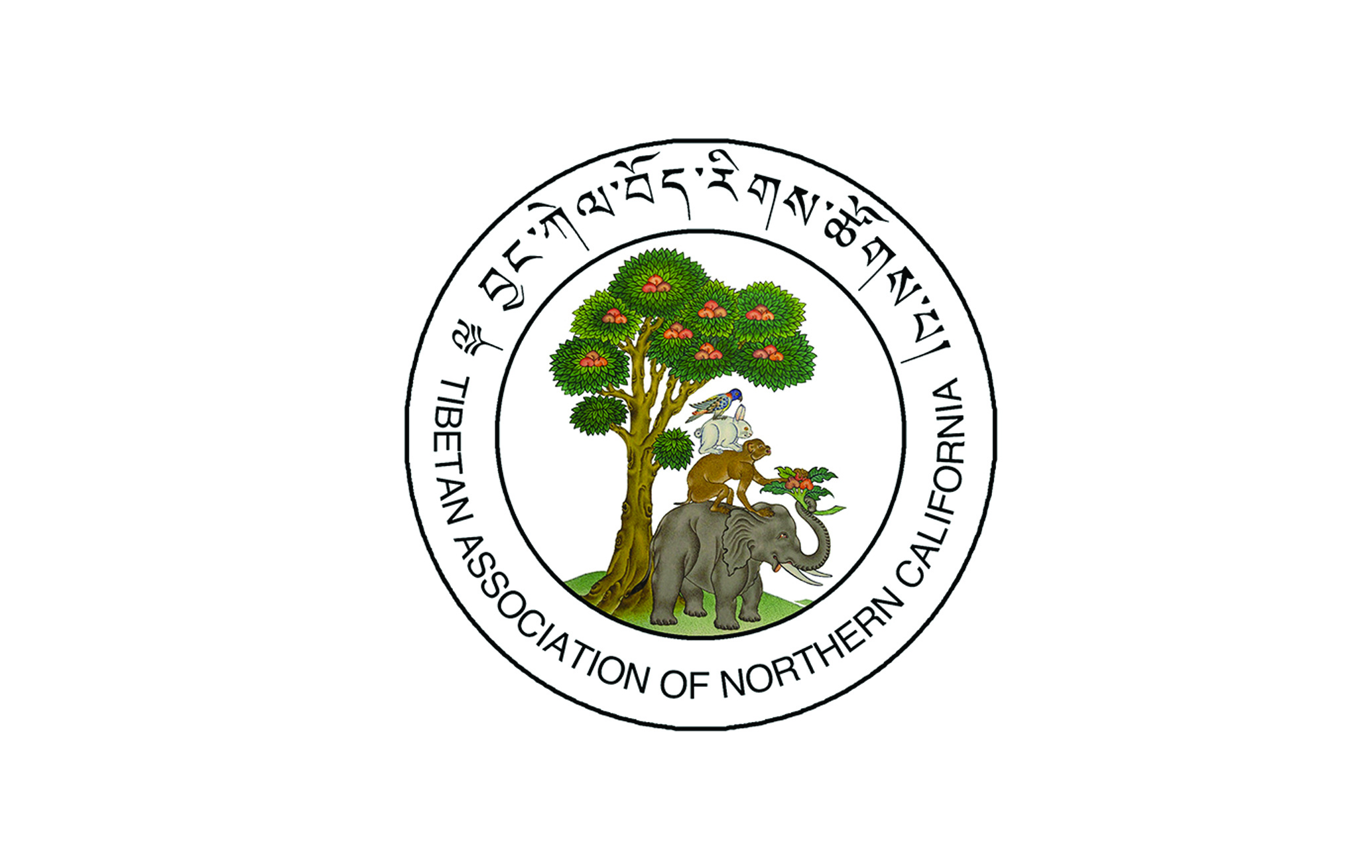 Logo of Tibetan Association of Northern California which requested for the renaming of the street in Richmond city.