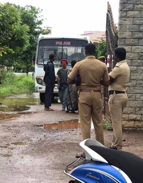 Tsundue being released from prison