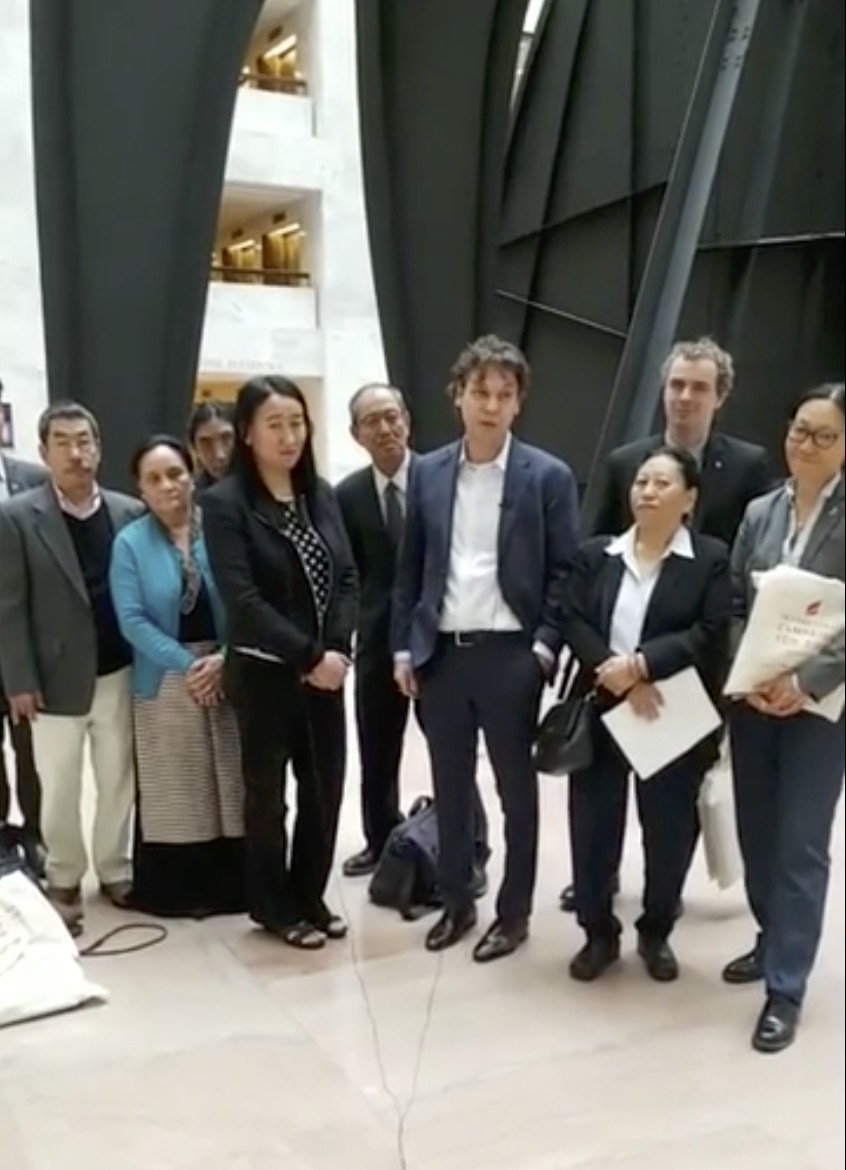 ICT Staff and representative of CATA at the Senate for the second day of the ICT Special Mini-Lobby Day