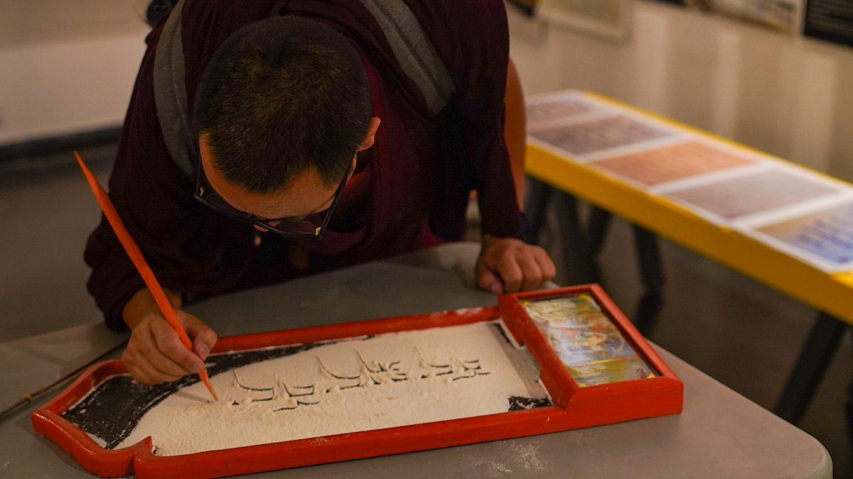 Exile Tibetans mark ‘Tibetan Calligraphy Day’ with exhibition, workshops in Dharamshala