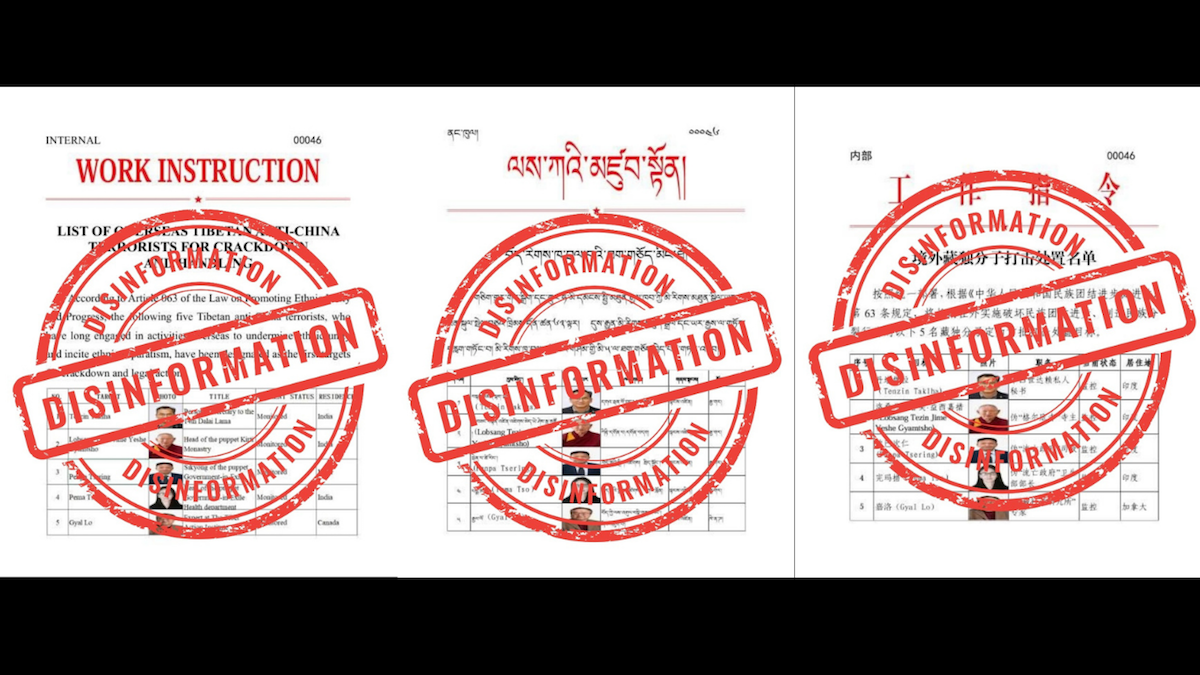 Viral ‘Beijing hit list’ targeting prominent Tibetans likely ‘fake’