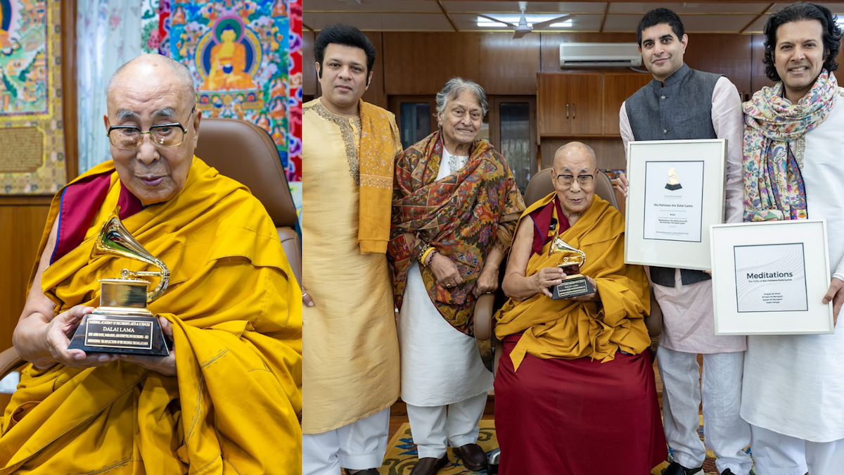 Dalai Lama presented Grammy Award for spoken-word album ‘Meditations’