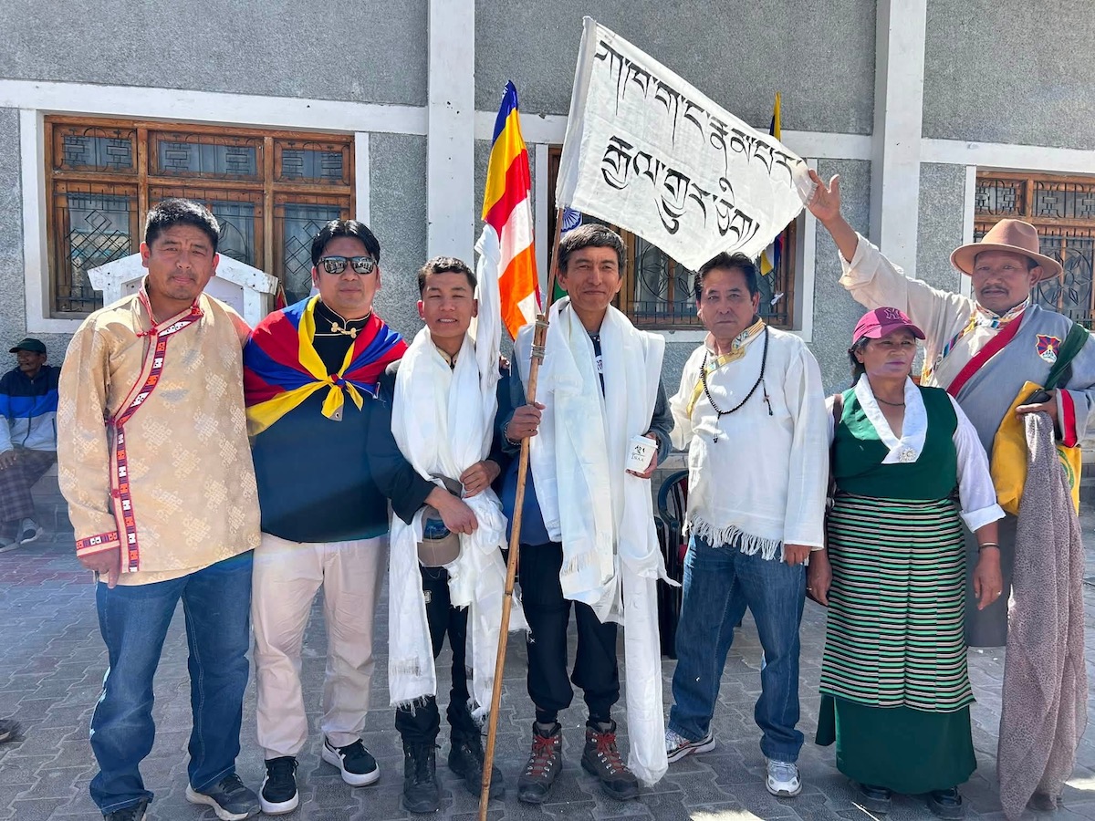 Tibetan youth completes 800-km peace walk from Dharamshala to Leh for language preservation