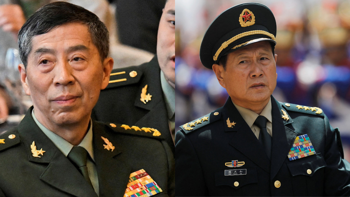 China hands suspended death sentences to former defence ministers