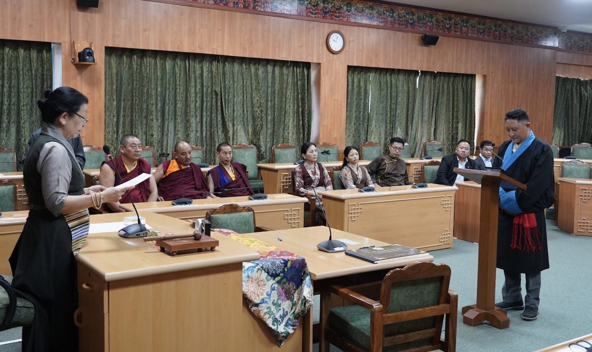 Tashi Dhondup sworn in as member of 18th TPiE from Domey constituency