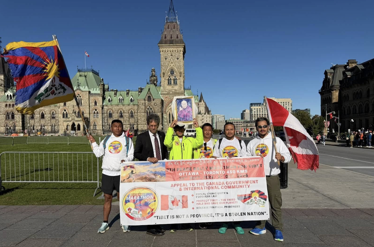 7th peace rally marathon for Tibet underway in Canada