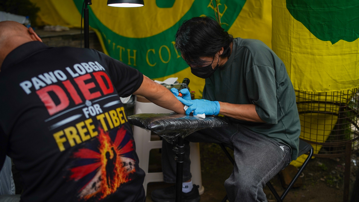 Inked for Tibet: Tibetans turn their skin into canvas of resistance