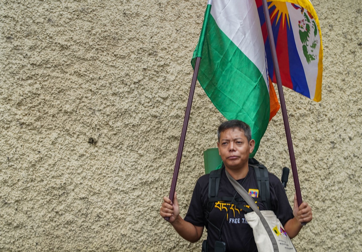 Tibetan activist embarks on ‘Rangzen Yatra’ from Dharamshala to Delhi