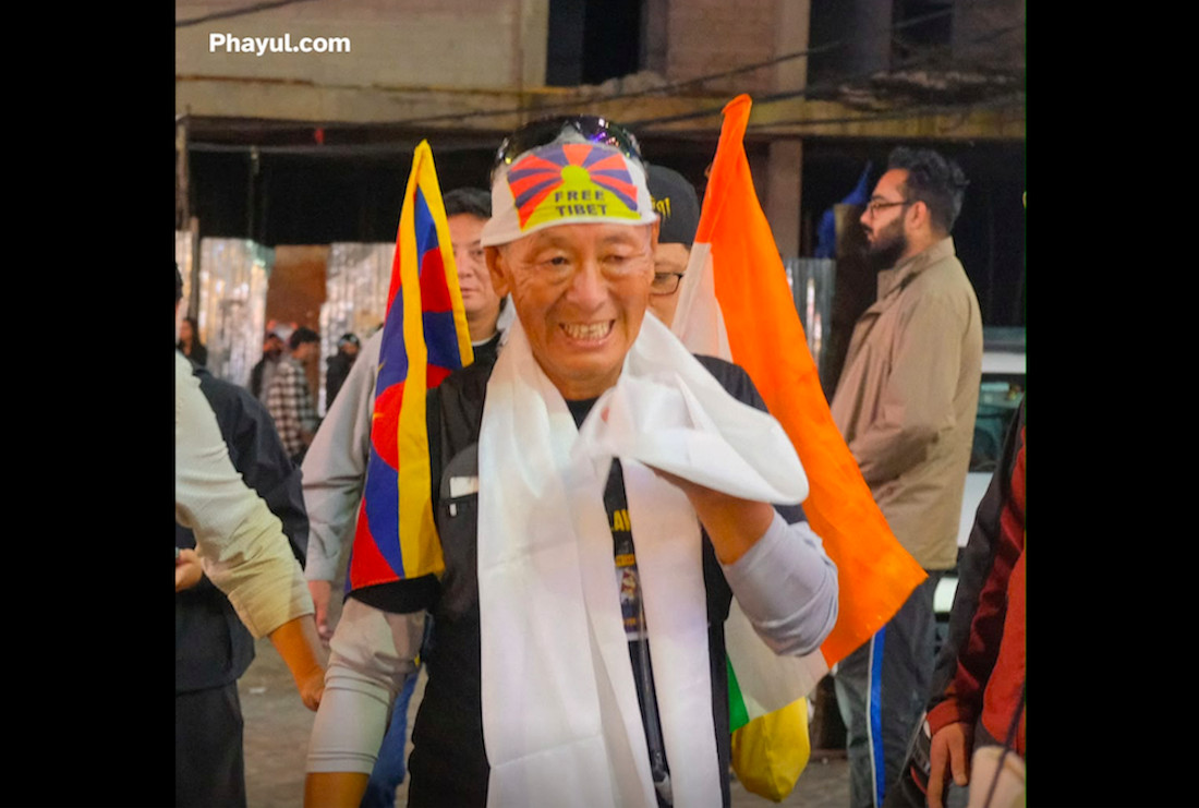 Solo peace marcher reaches Dharamshala, urges for greater youth participation
