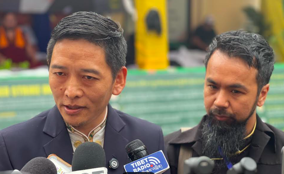 Solidarity actions sweep Dharamshala to honour late martyr Lobga Rangzen 