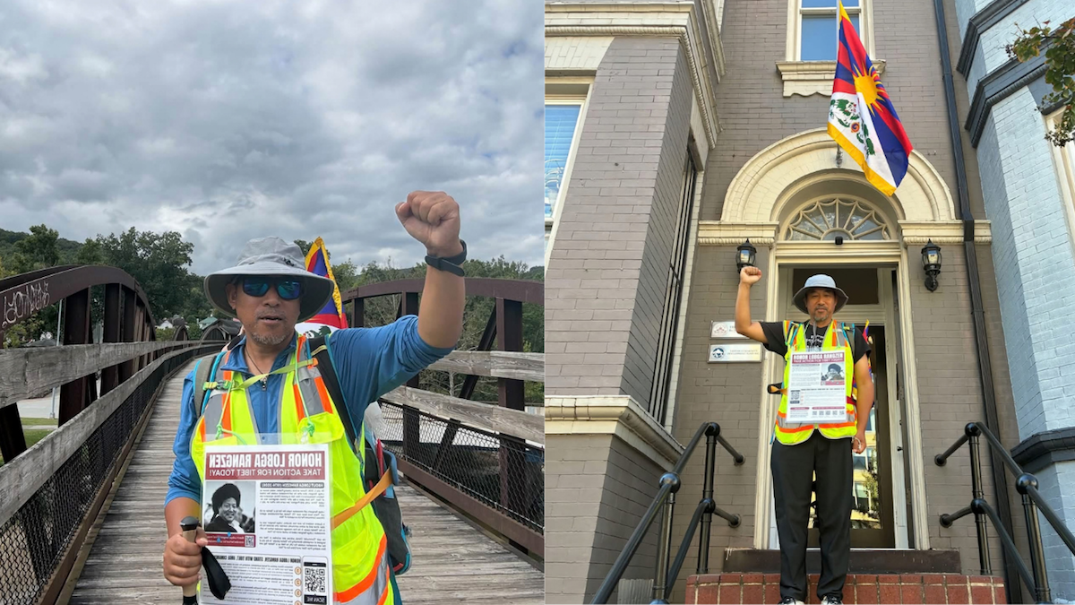 42 days, 1000 kms: US Tibetan activist heads to UN for final leg of ‘Freedom March’