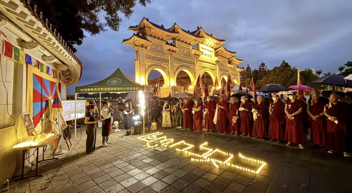 Taipei vigil honours late self immolater Lobga Rangzen, condemns China’s ethnic unity law