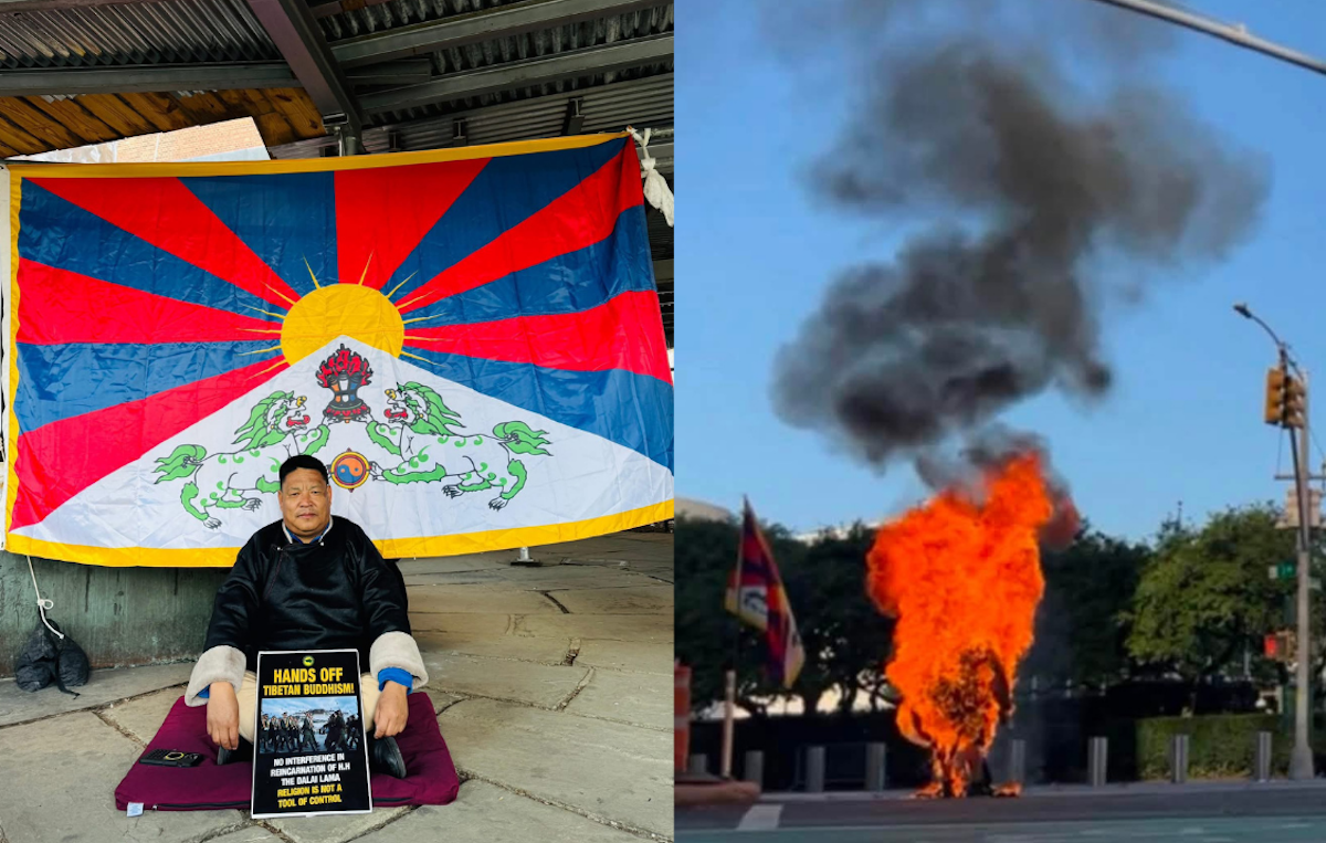 Tibetan independence activist Lobga Rangzen dies after self-immolation in New York
